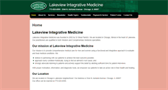 Desktop Screenshot of lakeviewintegrativemedicine.com