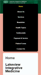 Mobile Screenshot of lakeviewintegrativemedicine.com